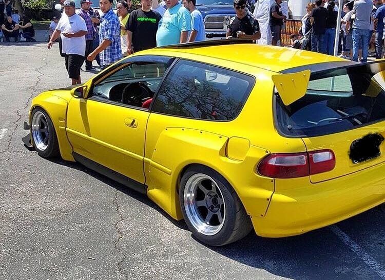 JDM Honda Civic EG6 Sir 92-95' RB GT JDM hatchback wing spoiler
