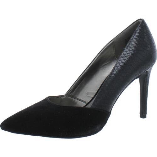 Worthington Womens Worzest Black Leather Pumps Shoes 8 Medium (B,M) BHFO 1550 - Picture 1 of 3