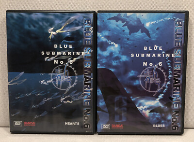 Blue Submarine No. 6 Bandai Entertainment DVDs Episodes 1 & 3 (Blues, Hearts)