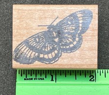 Vintage Butterfly Rubber Stamp Ranch Jen-14