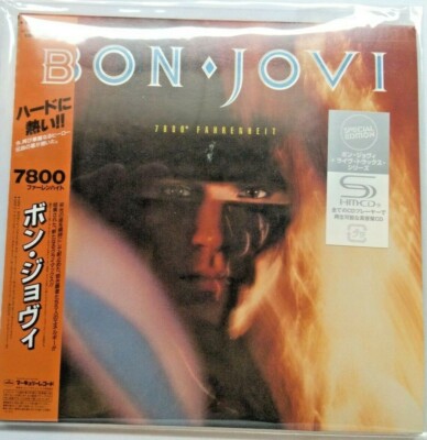 Bon Jovi - 7800 Fahrenheit + 3 Bonustracks JAPAN SHM MINI LP CD UICY-94547 NEU