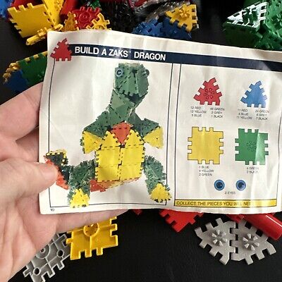 Zaks Sak Building Toy Set - Vintage Ohio Art #1400 80s 90s Zaks Sak Building Toy Set - Vintage Ohio Art #1400 80s 90s