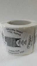 Tammy Taylor  Nails    Edge Double Thick Nail Forms - Custom Oval WHITE - 150 ct