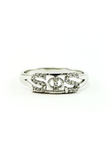 Swing Phi Swing Sterling silver ring with CZ's