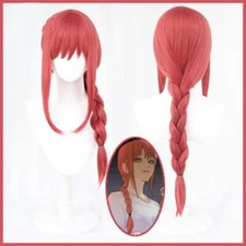 Chainsaw Man Makima Cosplay Wig LONG party hair Synthetic Costume Wigs