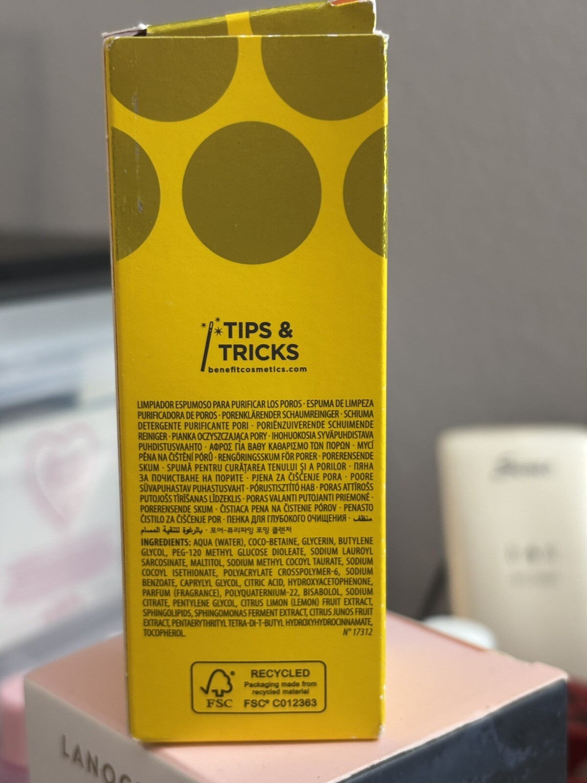 Benefit The PoreFessional Good Cleanup Foaming Cleanser .67 oz 