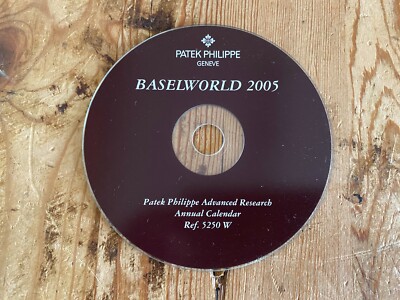 CD PATEK PHILIPPE - Basel 2005 - Annual Calendar Ref. 5250 W