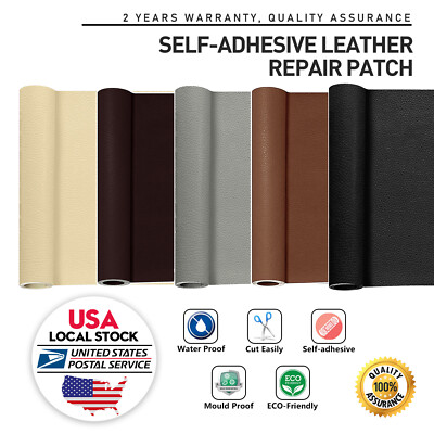 Self Adhesive Leather Patch Car Seat Sofa Repairing Subsidies Fabric Stick-on