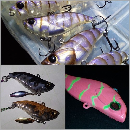 Señuelo de pesca wLure 10 cuerpos de señuelo de pesca sin labios 2 1/4 pulgadas sin pintar UPL802 - Imagen 5 de 6