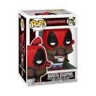 BEARDED DEADPOOL WITH MAN BUN💀Funko Pop! Vinyl: Marvel💀Barista Deadpool #775