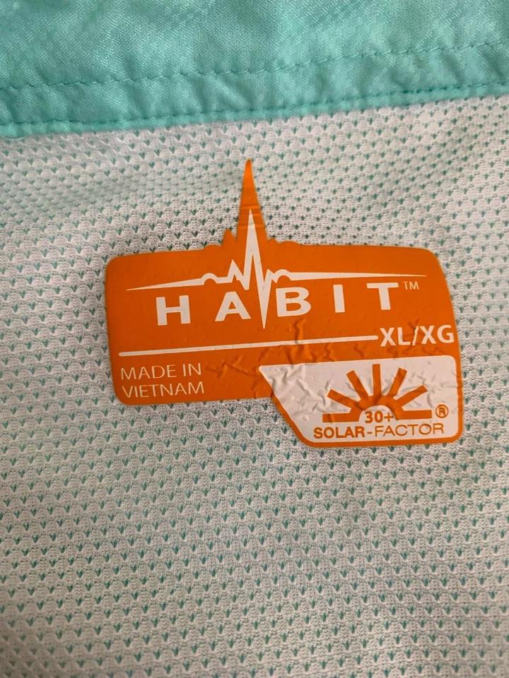 HABIT blue lightweight long sleeve UV shirt Men's XL - Image 2 of 3