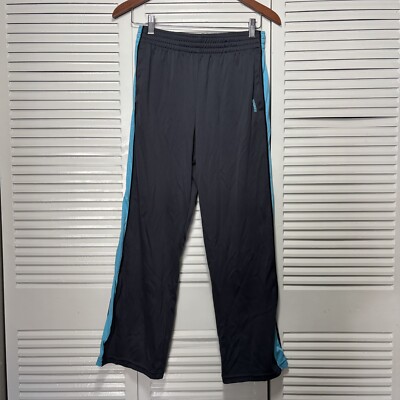 REEBOK Charcoal Pull on Style Polyester Track Pants - SIZE L 14/16