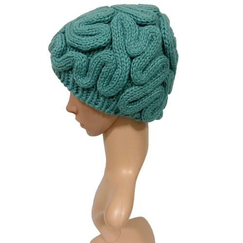 Novità Halloween orribile cervello cappello lavorato a maglia divertente cosplay fatto a mano berretto - Foto 29 di 43