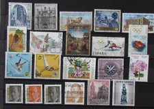 Spain Postage Stamps 21 mainly used Stamps