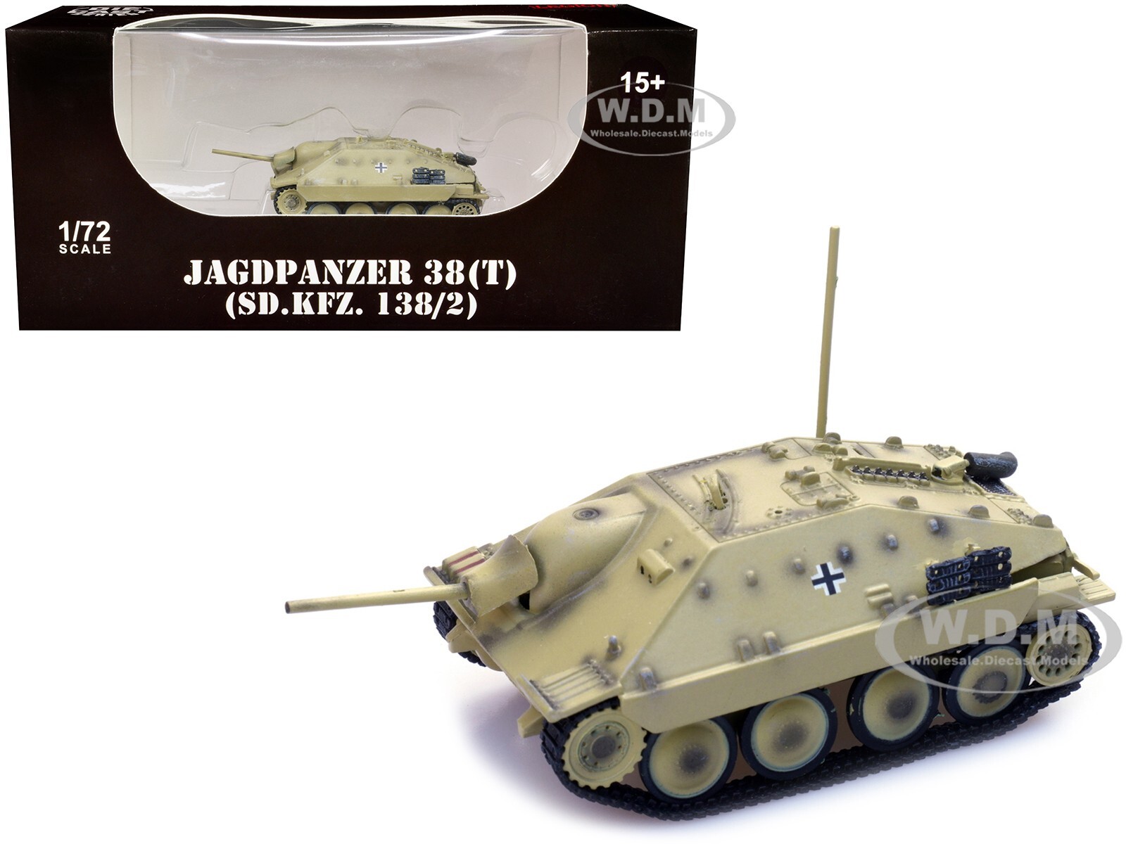 ИСТРЕБИТЕЛЬ ТАНКОВ JAGDPANZER 38(T) SD.KFZ. 138/2 HETZER 1/72 ОТ LEGION ВЕСОМ 12020 ФУНТОВ