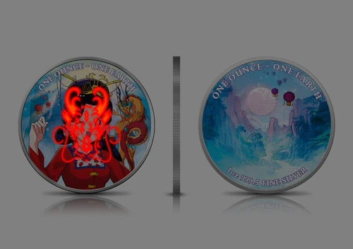 Shojo Manga Fiji 2022 - Earth Ag999.5 1oz - Picture 6 of 6