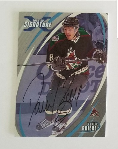 ☆~ 2002-03 ~ In The Game Signature Series Daniel Briere Auto 《AUTOGRAPH》~☆