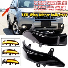 FOR SUBARU OUTBACK LEGACY FORESTER LED SIDE MIRROR INDICATOR REPEATER LIGHT