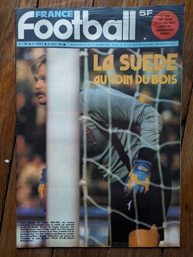 Revue France Football 1978 N°1677, Coupe Du Monde, Maillot France Argentine