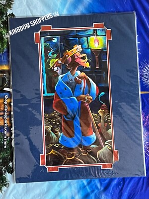 2023 Disney Parks Prince John Official Portrait Print 14x18  Brian Blackmore