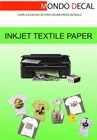 CARTA TRANSFER PER T-SHIRT (TESSUTI SCURI): 5 FOGLI A4 STAMPA INKJET