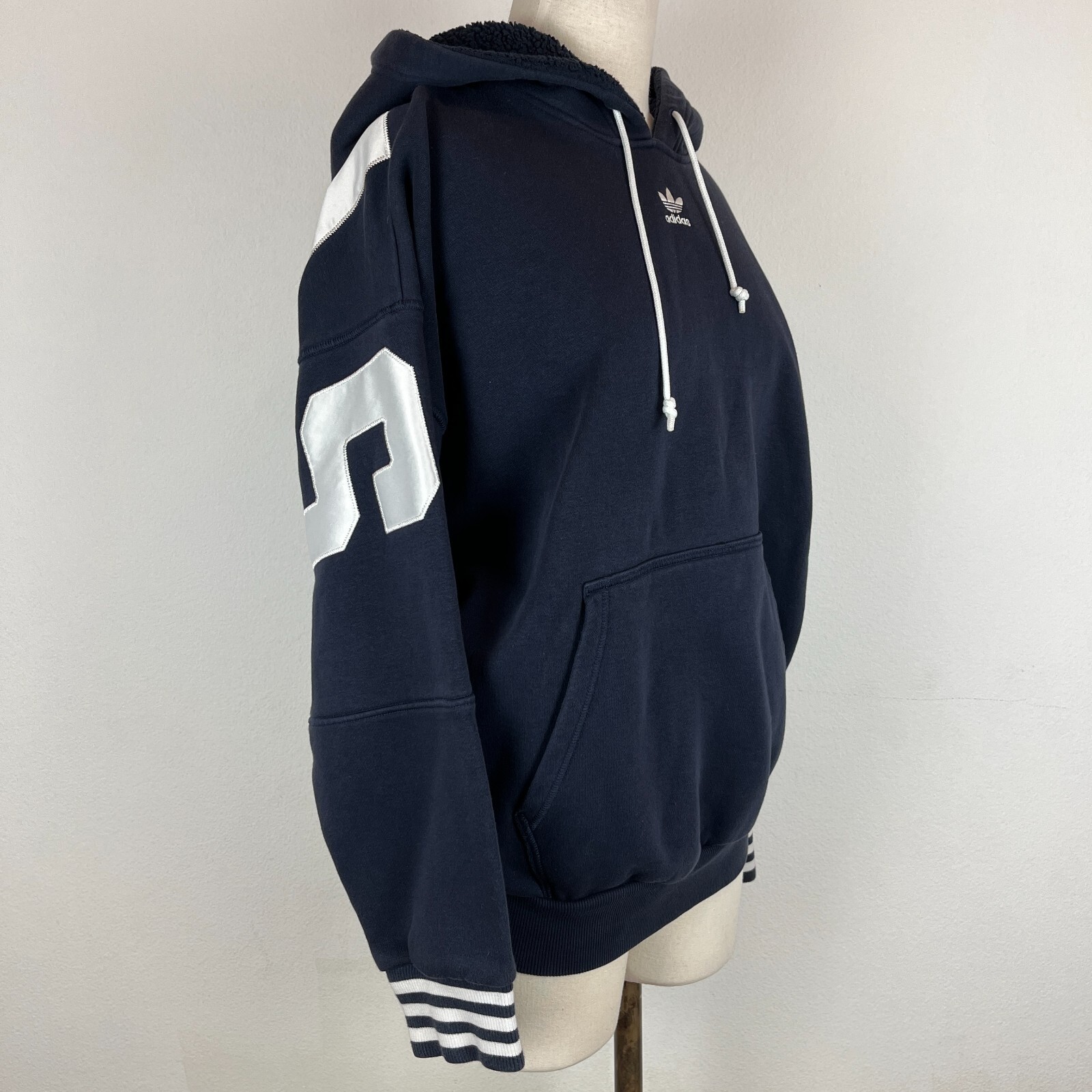 fuzzy adidas sweater