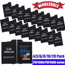 Lot Rechargeable Battery 3600mAh Li-Ion for Sony PSP Slim 2000 2006 3000