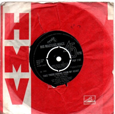 RAY CHARLES - TAKE THESE CHAIN FROM MY HEART (1963 7'' single)