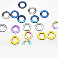 5/10 Pcs Titanium Washer M4/M5/M6//M7/M8/M10 Flat Gaskets Bolt Washers