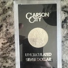 1883 Carson City Morgan Silver Dollar Uncirculated $1 Coin Uncertified