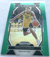 2024-25 Prizm Draft Basketball Keegan Murray Iowa Hawkeyes Green Prizm insert 19