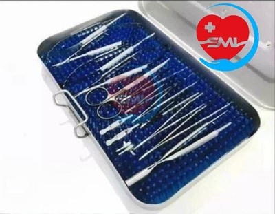 Hand Surgery Basic Set of Micro Surgical Instruments With case