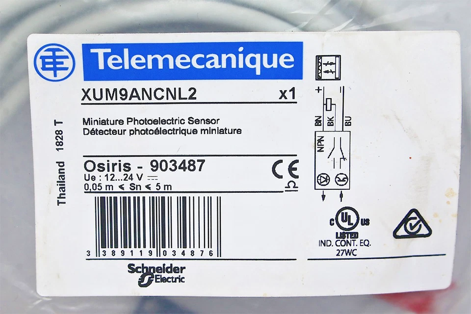 TELEMECANIQUE XUM9ANCNL2 PHOTOELECTRIC SENSOR - Image 2 of 3