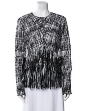 Jason Wu Collection Tweed Jacket Size 0 NWT Black White