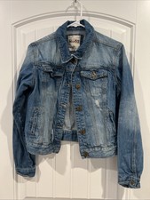 Mudd Denim Jacket Youth Girl Size L Blue