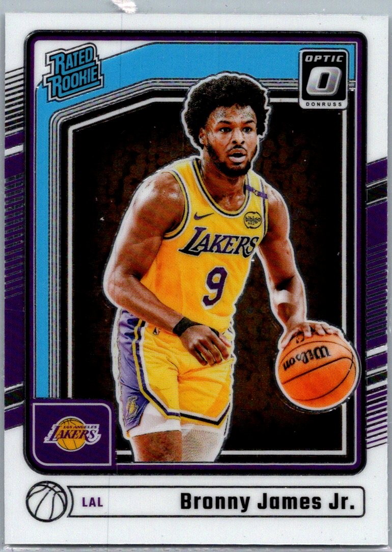 2024-25 Donruss Optic #282 Bronny James Jr.