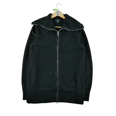 Lauren Ralph Lauren Pull full-zip Femme Taille XL Noir #QWE0807 - Photo 1/4