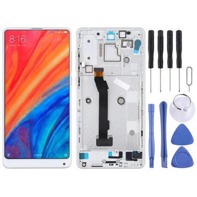LCD Screen and Digitizer Full Assembly with Frame for Xiaomi MI Mix 2S, For Xia