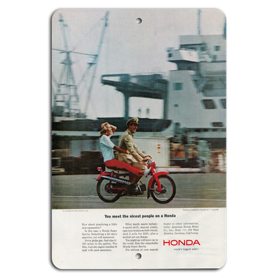 #ad #ad Vintage Honda Motorcycle Ad: Ride with Style and Charm $14.95