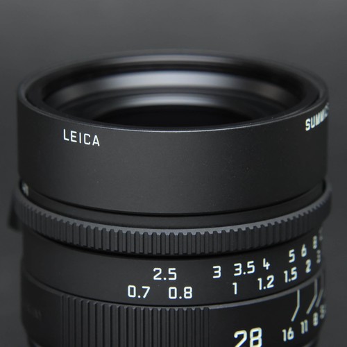 Leica Summicron M28mm F/2.0 ASPH Limited Matte Black Paint -MINT- #395 - Picture 11 of 12