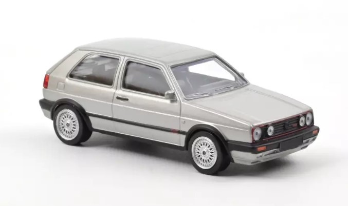 NOREV, Auto di serie jet-car del 1990 colore grigio -VW Golf GTI G60, 1/43,  ...