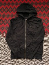 American Giant Zip Up Hoodie L Large Black Made In USA Original Fit Heavyweight