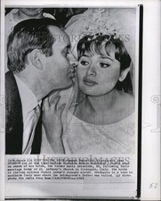 1962 Press Photo Romano Mussolini bride - DFPC12573