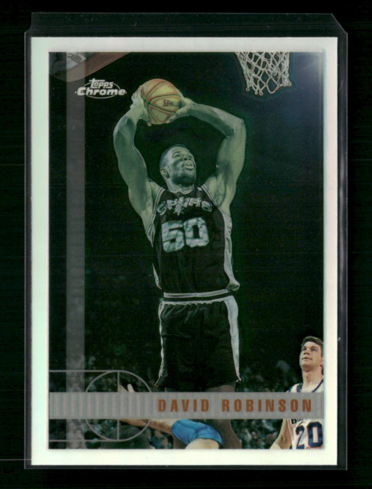 1997-98 Topps Chrome #46 David Robinson Refractors