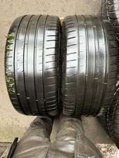 2X 245-40-18 93Y Michelin Pilot Sport4, 4.8MM Tread, DOT: 2021