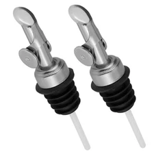 OKYUK Olive Oil Spout, 2PCS Dispenser Pour Spouts, 2PCS, White 