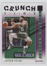 2021-22 Panini Donruss Crunch Time Press Proof Purple Jayson Tatum #15 09wc