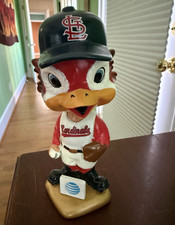 St. Louis Cardinals Mascot Bobblehead Figure w/ AT&T Base MLB Baseball