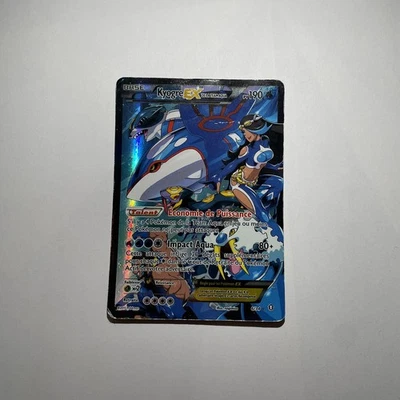 Kyogre EX de la Team Aqua 6/34 Carte Pokémon XY Double Danger Full Art - Photo 1/2