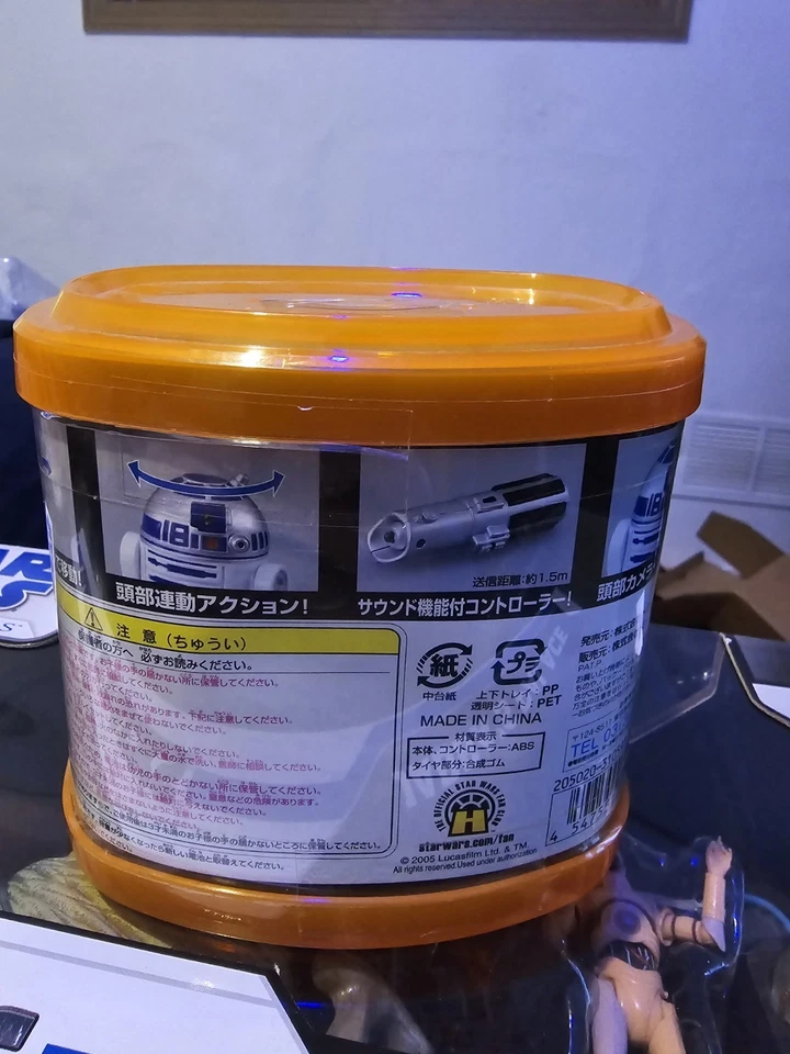 TOMY TARAKA ( STAR WARS R2-D2 ) REMOTE CONTROL R/C DROID JAPAN EXCLUSIVE 2005 - Image 2 of 2